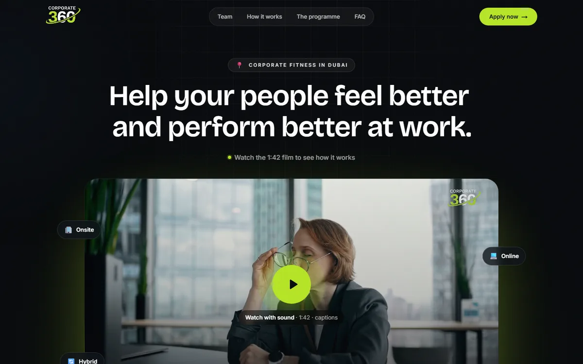 Corporate 360 website