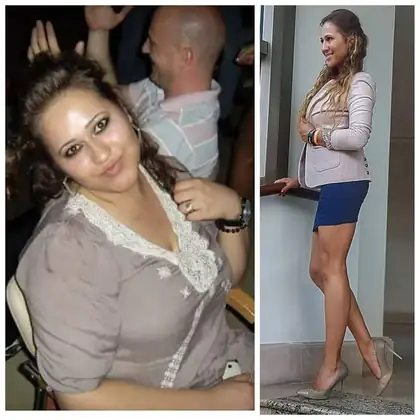 Client transformation 1, before and after